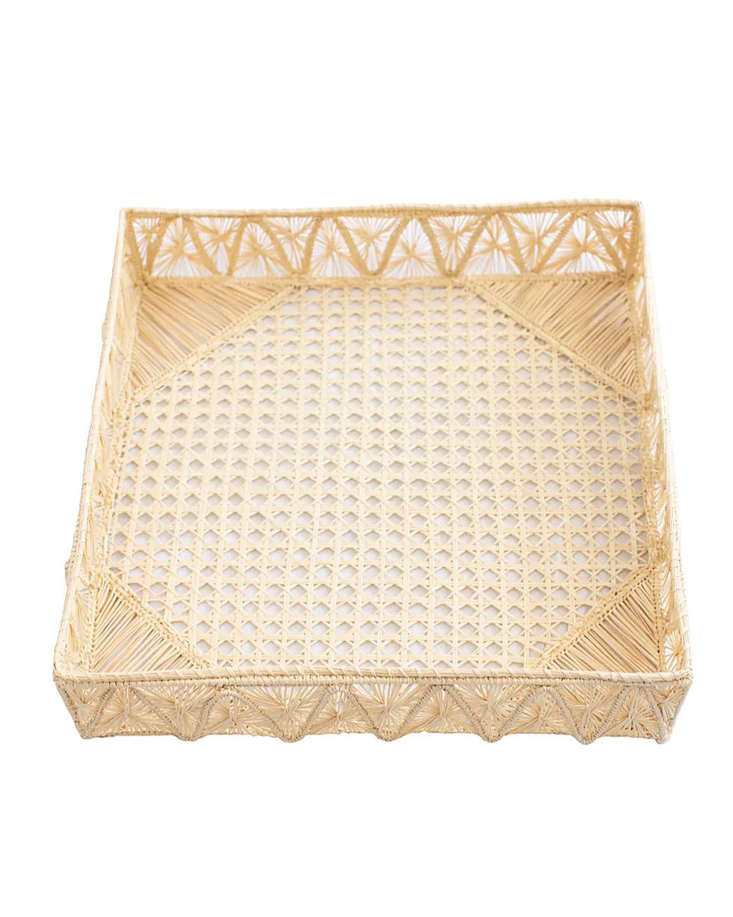 Pyramids Rectangle Woven Tray – MacondoForever