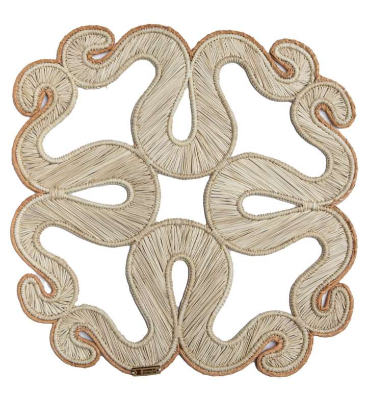 Waves Iraca Woven Placemat