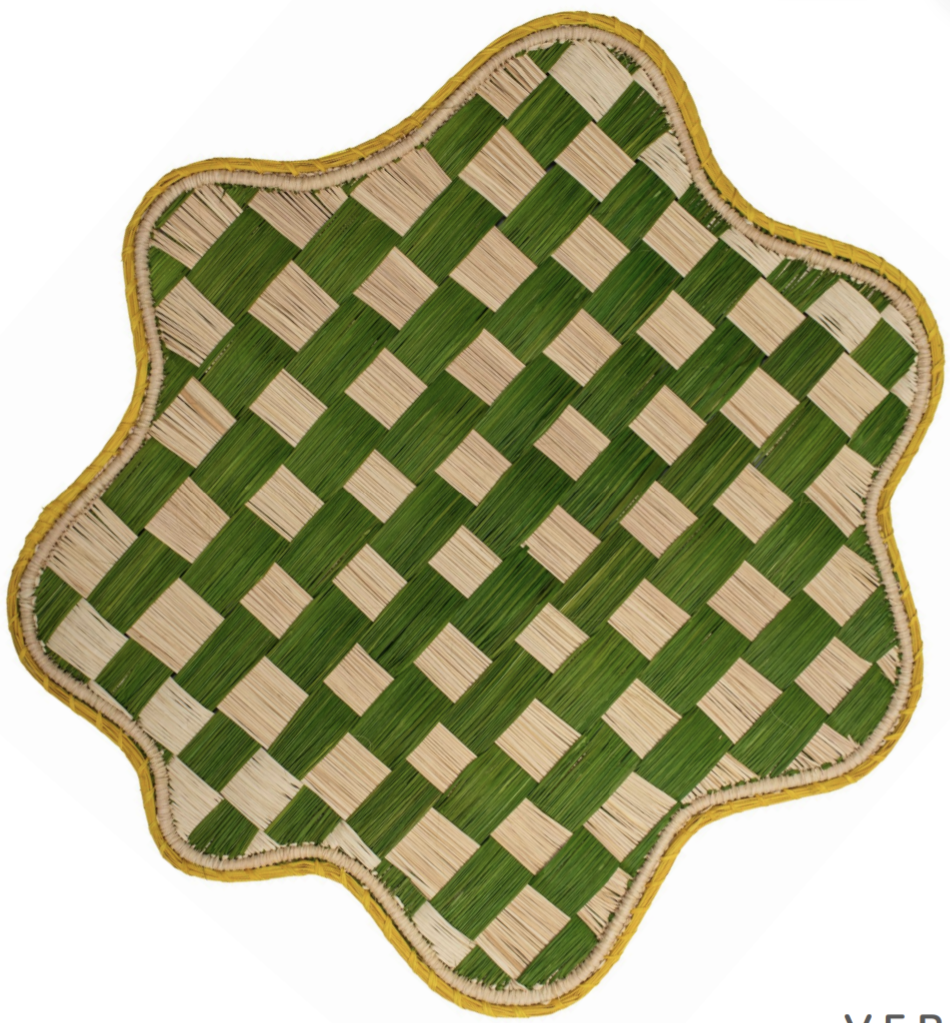 Scallop Weave Handwoven Iraca Palm Placemat - MacondoForever