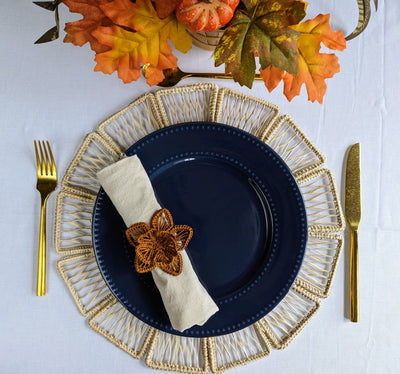 Thanksgiving Star Flower Napkin Ring