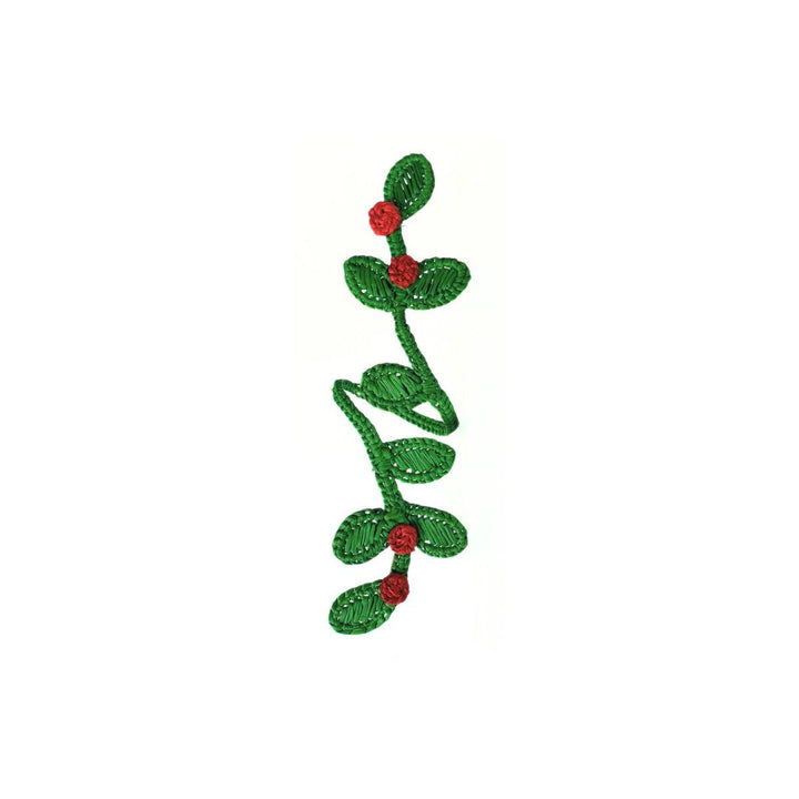 Christmas Mistletoe Handwoven Iraca Palm Napkin Ring