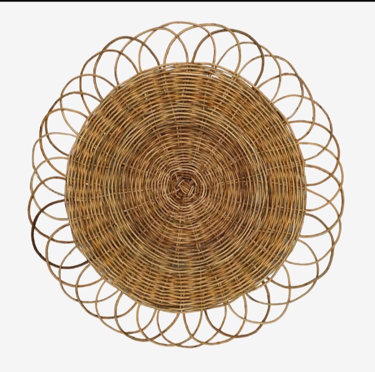 Sunflower Rattan Placemat