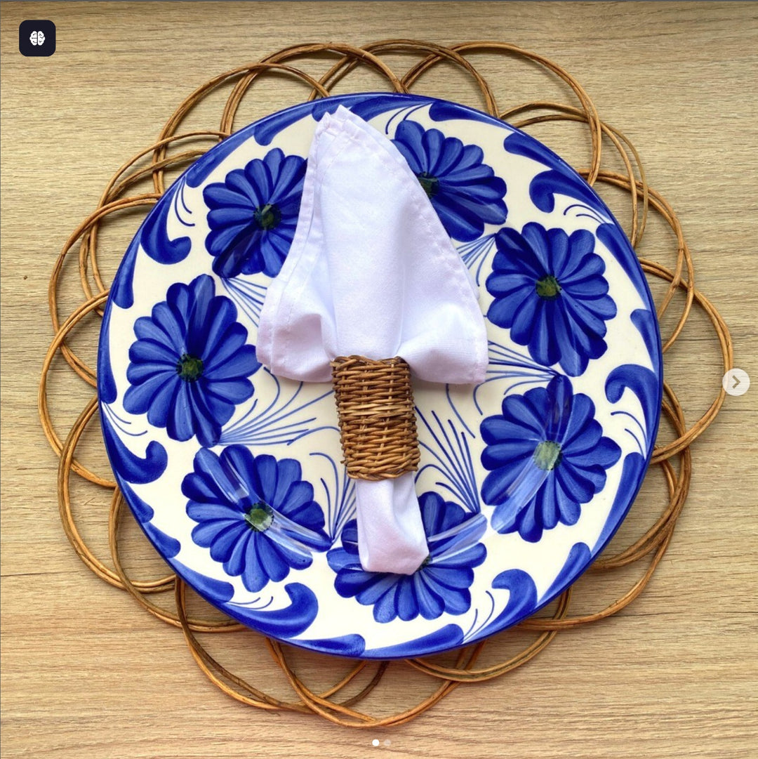 Rustic Rattan Napkin Ring