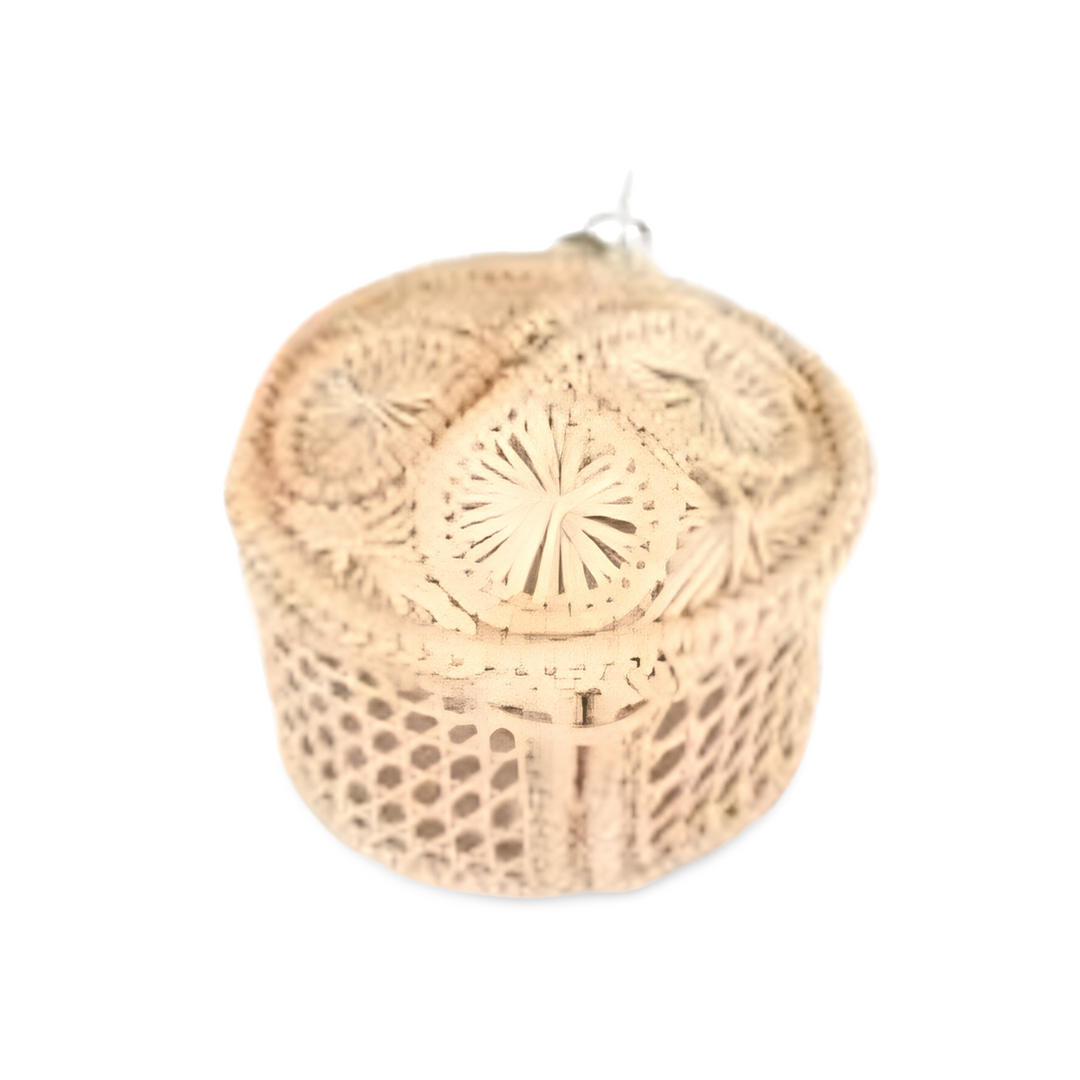 Whispering Circles Woven Trinket Box