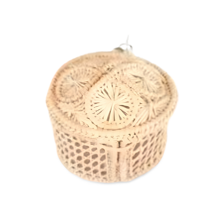 Whispering Circles Woven Trinket Box