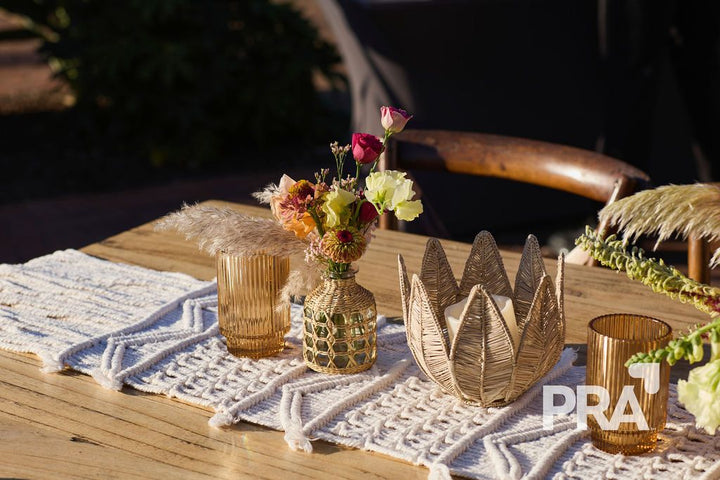 Stromanthe Handwoven Iraca Palm Candle Holder