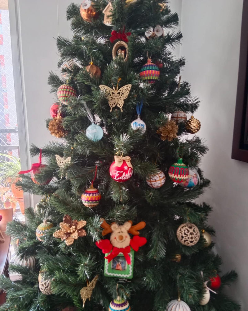 Woven Christmas Ornaments
