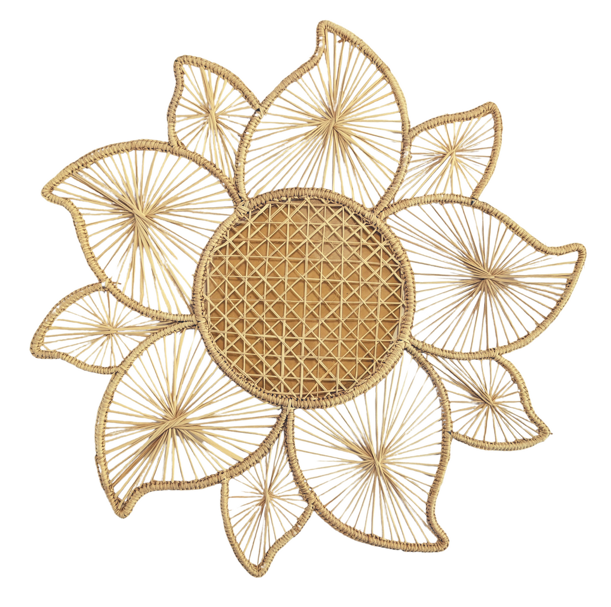 Macondo Forever Bloom Handwoven Iraca Placemat