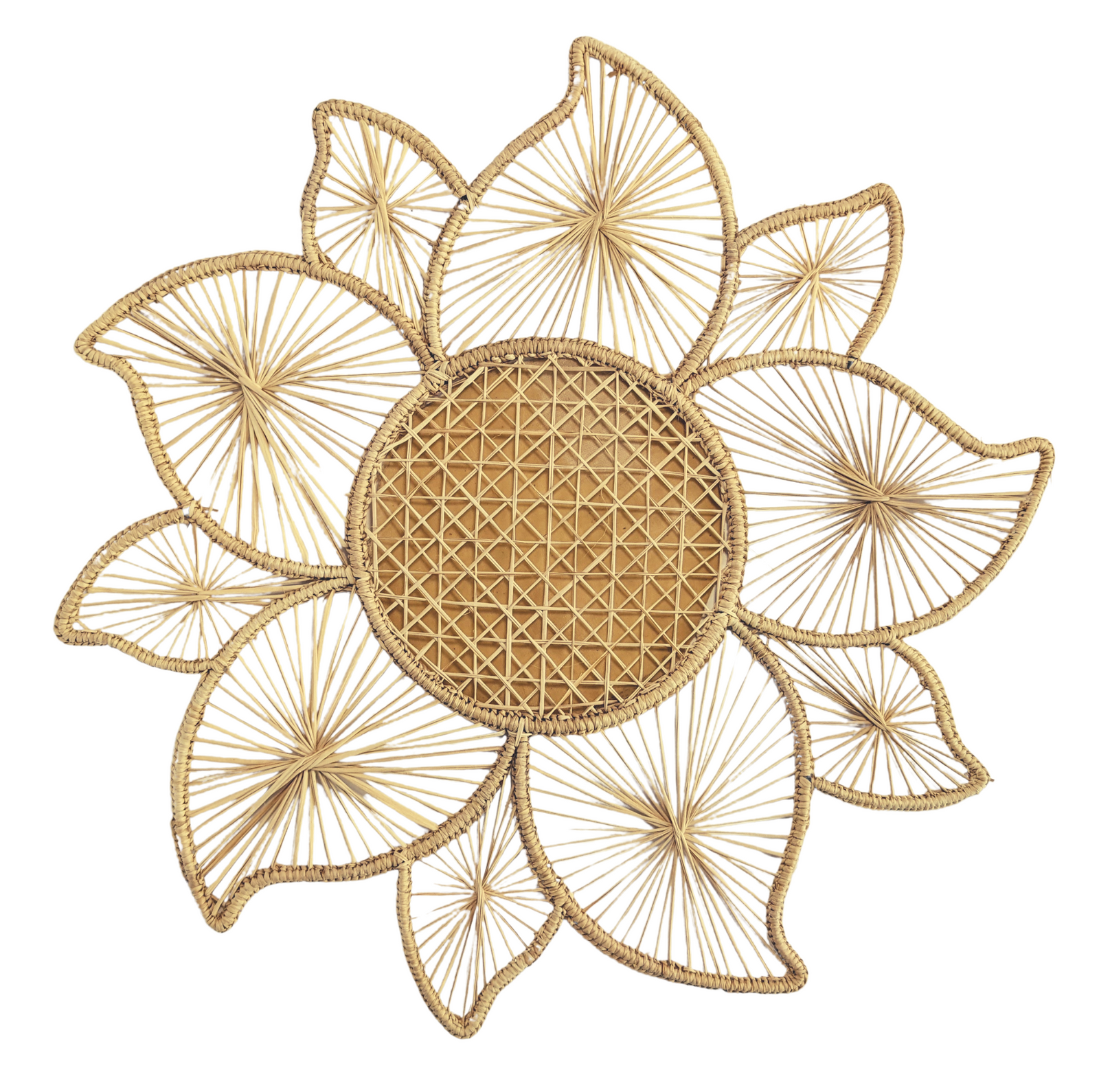 Catleya Flower Round Woven Placemat Macondo Forever