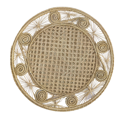 Macondo Forever Caracol Handwoven Iraca Placemat