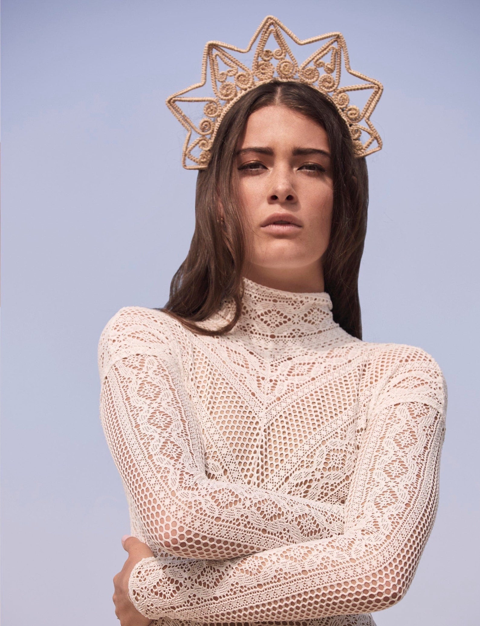 Handwoven Star Headpiece Macondo Forever