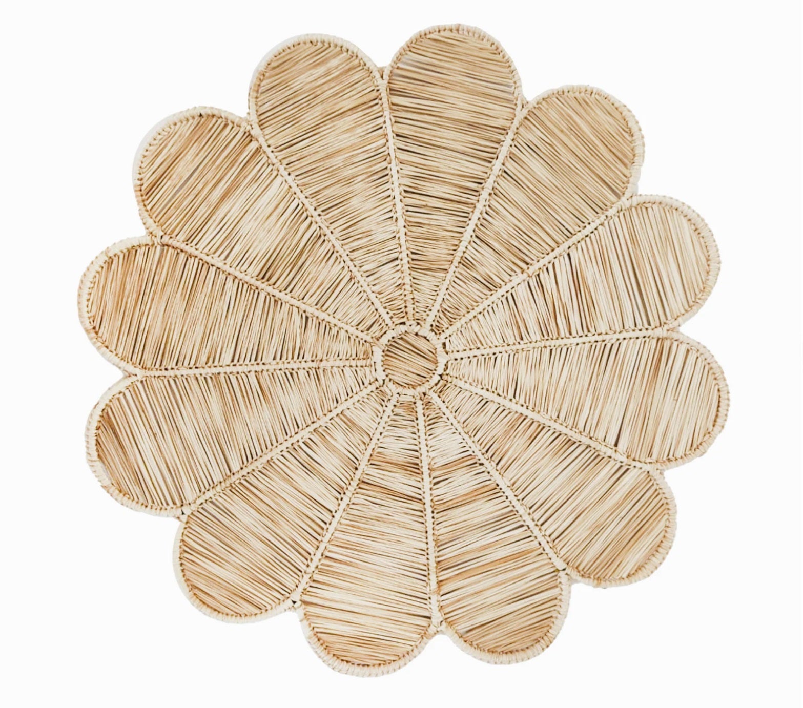 Spiral Scalloped Woven Placemat Lorena